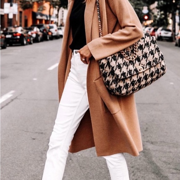 Chanel Tweed Maxi 19” Handbag - Rare Color! - Picture 1 of 12